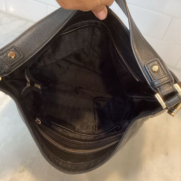 Michael Kors Bedford Belted Large Leather Hobo Shoulder Bag - Picture 11 of 14